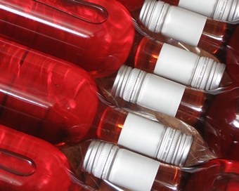 rosé bottles